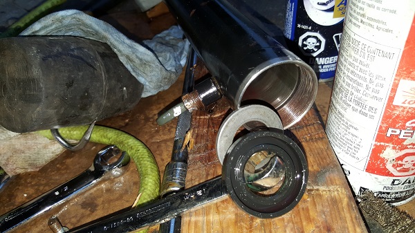 Installing power steering rack seals